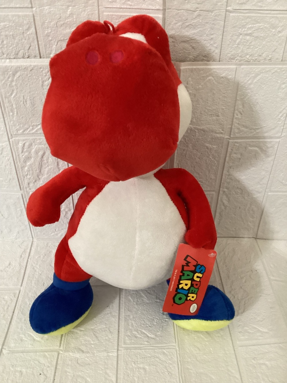 NWT-Super Mario Red Yoshi 15” Plush 2021 Nintendo Stuffed Toy VIDEO GAMING GEEKC